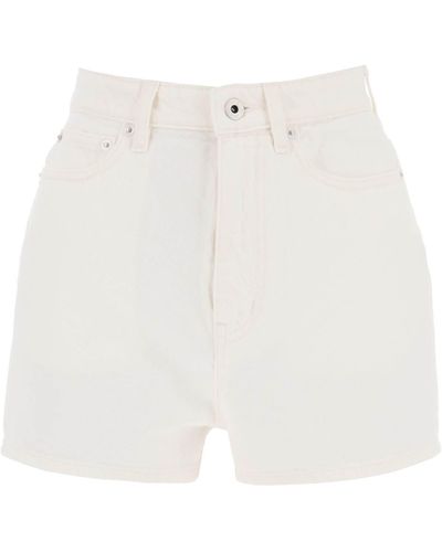 KENZO Pantalones cortos de mezclilla japoneses de - Blanco