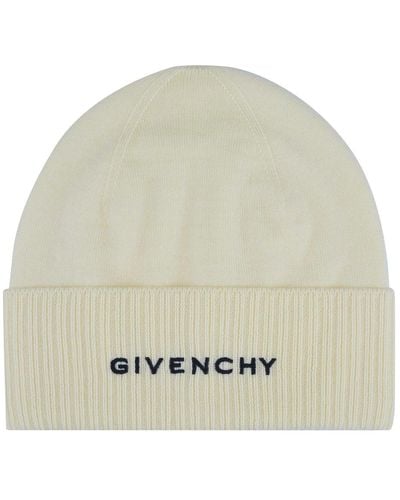 Givenchy Wool Logo Hat - Natural