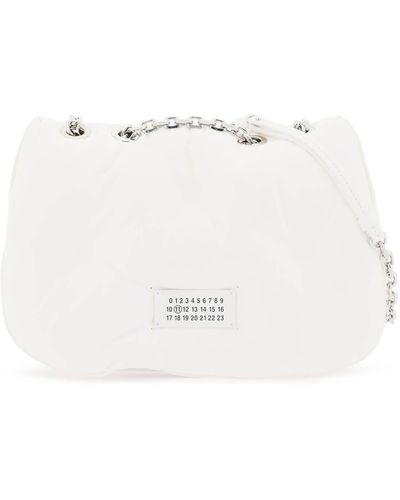 Maison Margiela Glam Slam -Tasche mit Kettenriemen - Weiß