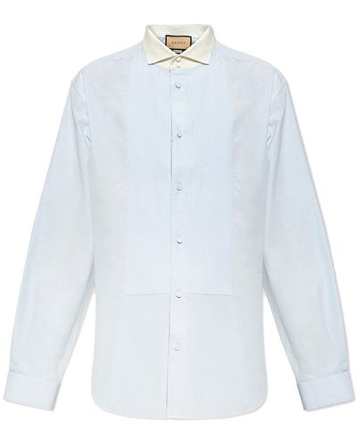 Gucci Camicia in cotone - Blu