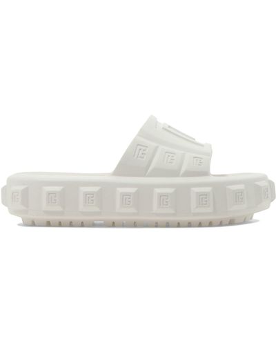 Balmain Ari Sandals - White