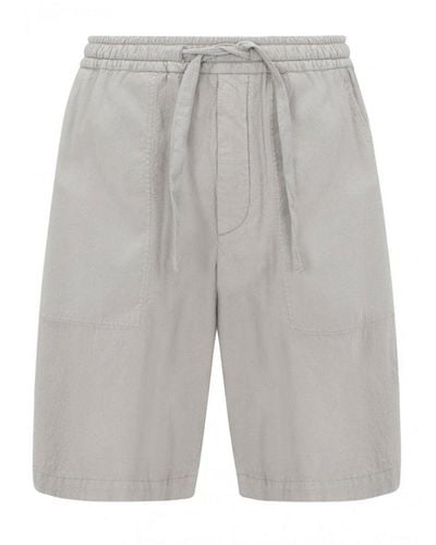 Zegna Pantalones cortos de algodón de - Gris