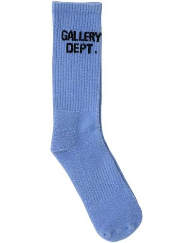GALLERY DEPT. Calcetines del departamento de galería "tripulación" - Azul