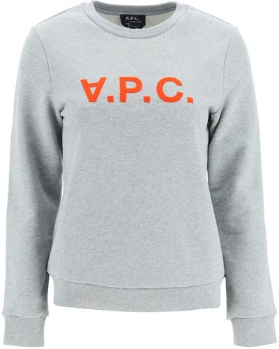 A.P.C. Sweatshirt Logo - Gray
