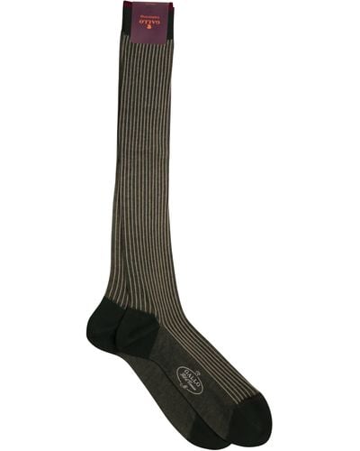 Gallo Long Cotton Socks - Black