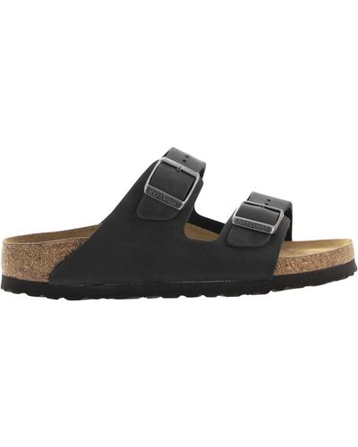 Birkenstock Arizona Slipper Sandaal - Zwart