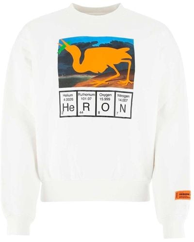 Heron Preston Periodisch -Tischdruck Sweatshirt - Weiß