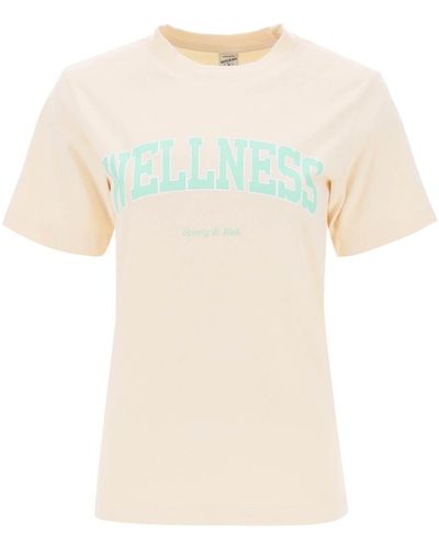 Sporty & Rich Sportliches und reiches Wellness Ivy T -Shirt - Weiß