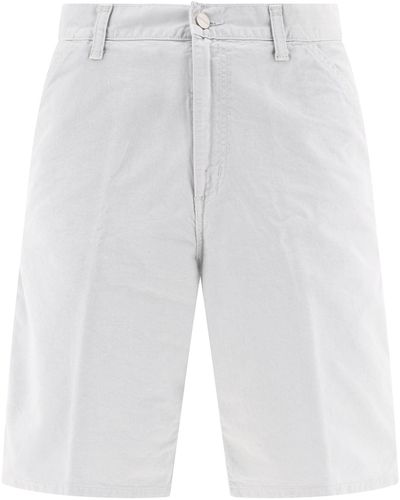 Carhartt "una sola rodilla" pantalones cortos - Blanco