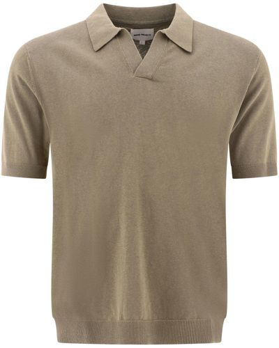 Norse Projects Nordprojekte "Leif" Polo -Shirt - Grün
