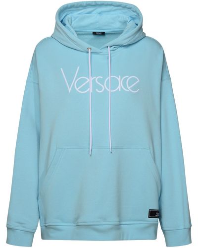 Versace Light Cotton Sweatshirt - Blue
