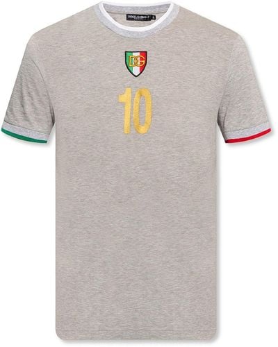 Dolce & Gabbana Logo T -Shirt - Grau