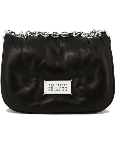 Maison Margiela "Glam Slam Flap" Shoulder Bag - Black