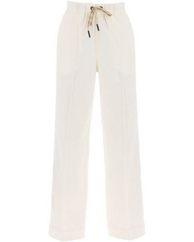 3 MONCLER GRENOBLE Pantalon sportif logo - Blanc