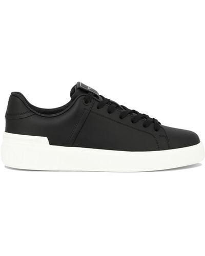 Balmain "B-Court" Sneakers - Black