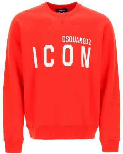 DSquared² Icon-Logo-Sweatshirt - Rot