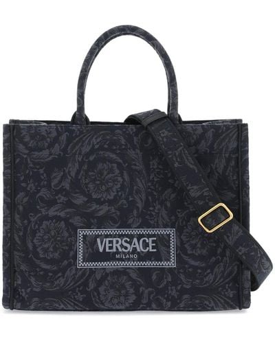 Versace Borsa Tote Athena Barocco - Nero