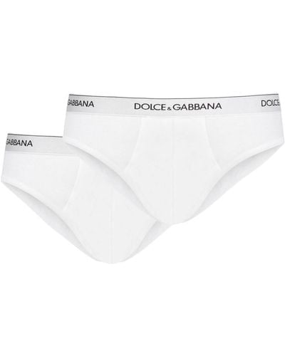 Dolce & Gabbana Ondergoed Briefs Bi Pack - Wit