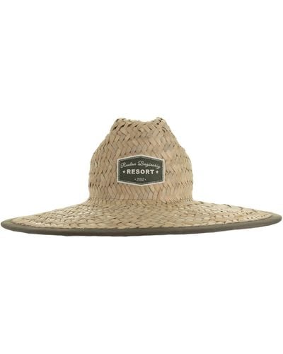 Ruslan Baginskiy Straw Safari Hat - Métallisé