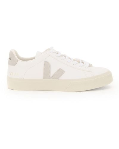 Veja Campo Chromefree Leather Sneakers - Weiß