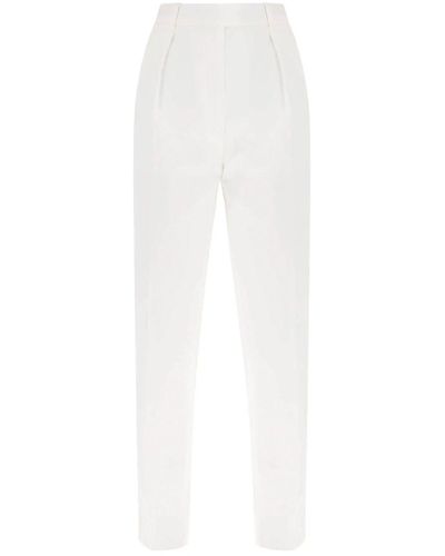 Max Mara Studio Straight trousers - Blanco