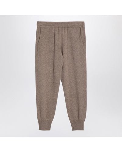 Brunello Cucinelli Cashmere Jogging Trousers - Grey