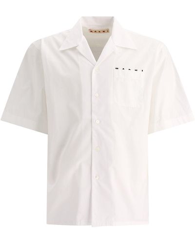 Marni Shirt Met Logo - Wit