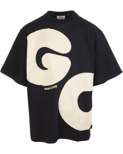 Gcds Logo T Shirt - Zwart