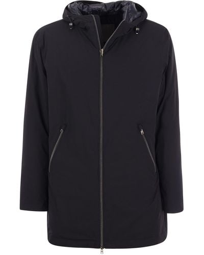 Herno Hooded Parka - Zwart