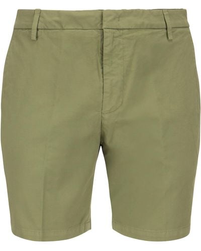 Dondup Heim Cotton Blend Shorts - Green