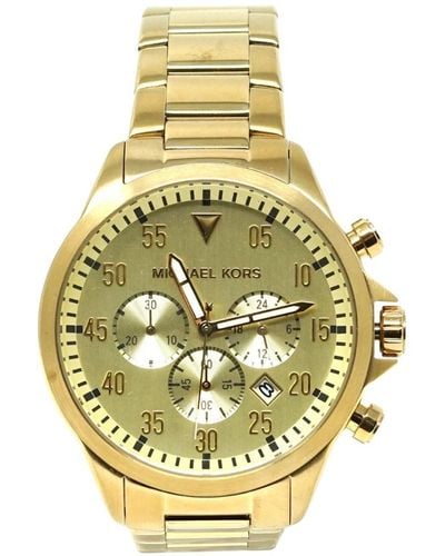 Michael Kors Mk8491 Gage Chronograaf Gouden Horloge - Metallic