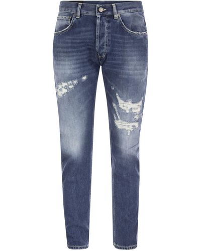 Dondup Dian Stretch Eco Denim Wortel Jeans - Blauw
