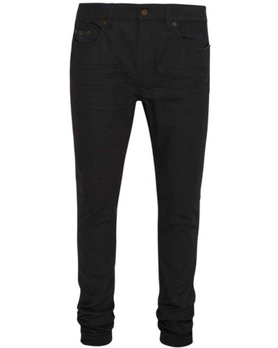 Saint Laurent Jeans de mezclilla de - Negro