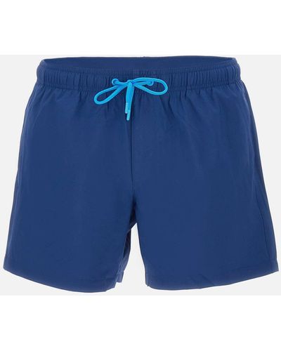 Sundek Blue Boardshort Memory Swimsuit - Azul