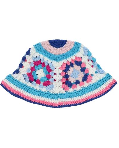 Mc2 Saint Barth Crochet Hat - Blue