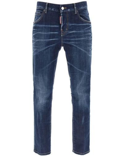 DSquared² Dark Clean Wash Cool Girl Jeans - Blauw