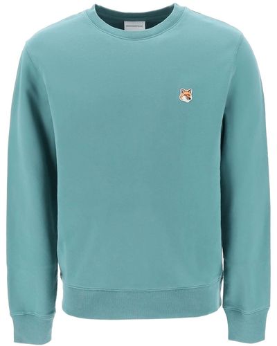 Maison Kitsuné Fox Head Classic Sweatshirt - Blauw