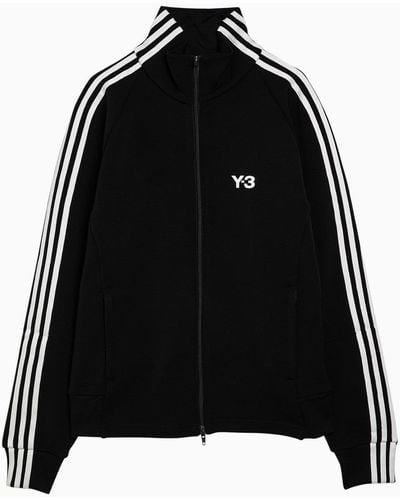 Y-3 Adidas Y-3 And Track Sweater With Logo - Black