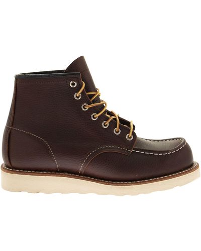 Red Wing Classic Moc 8138 Lace Up Boot - Brown