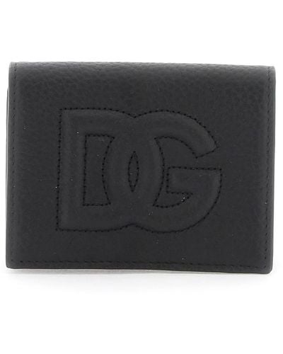 Dolce & Gabbana Titular de la tarjeta logo de DG - Negro