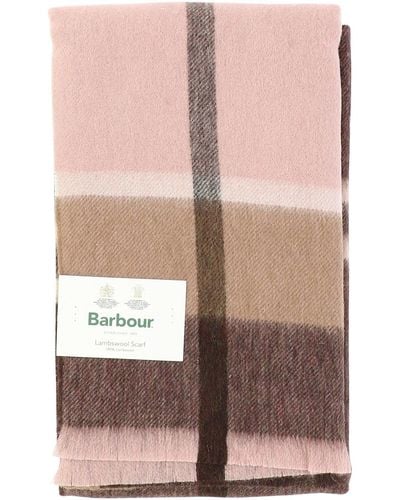 Barbour Rosefield Tartan -sjaal - Roze