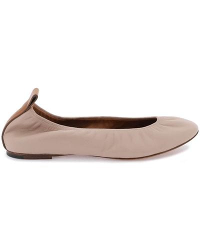 Lanvin De Lederen Ballerina Flat - Wit