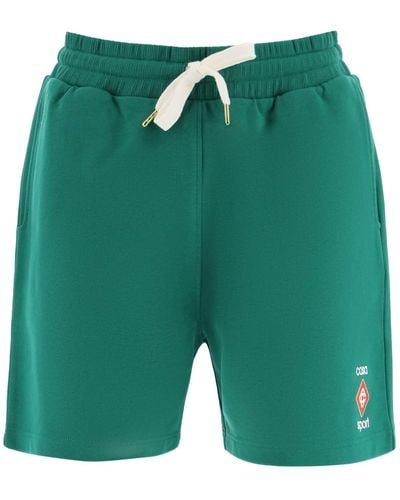 Casablancabrand Shorts de punto de algodón - Verde