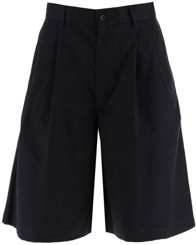 Comme des Garçons Comme Des Garcons Overhemd Oversized Korte Broek - Zwart