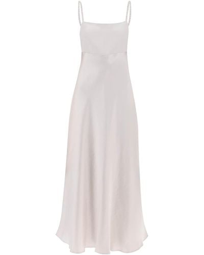 Max Mara Long Baden Dress - White