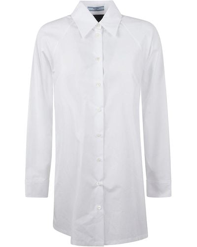 Prada Hemdkleid - Weiß