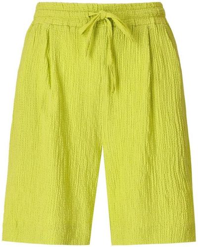 Essentiel Antwerp Didim Lime Bermuda Shorts - Yellow
