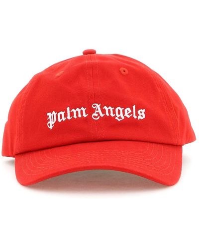 Palm Angels Honkbalpet Met -logo - Rood