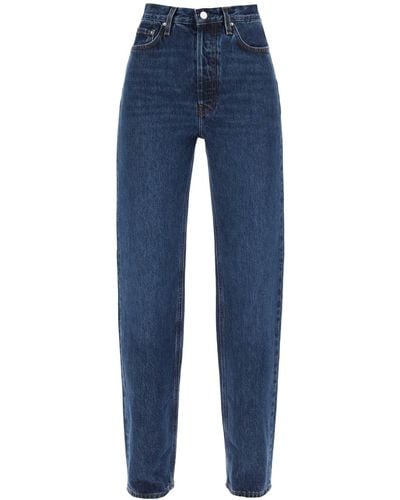 Totême ORGANIC Denim Class Cut Jeans - Azul
