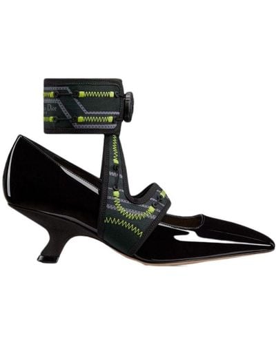 Dior 62 22 chaussures à talons hauts en cuir - Noir